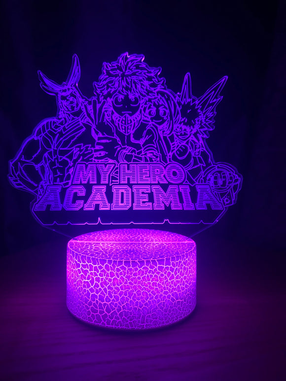 My hero academia- LED Light stand